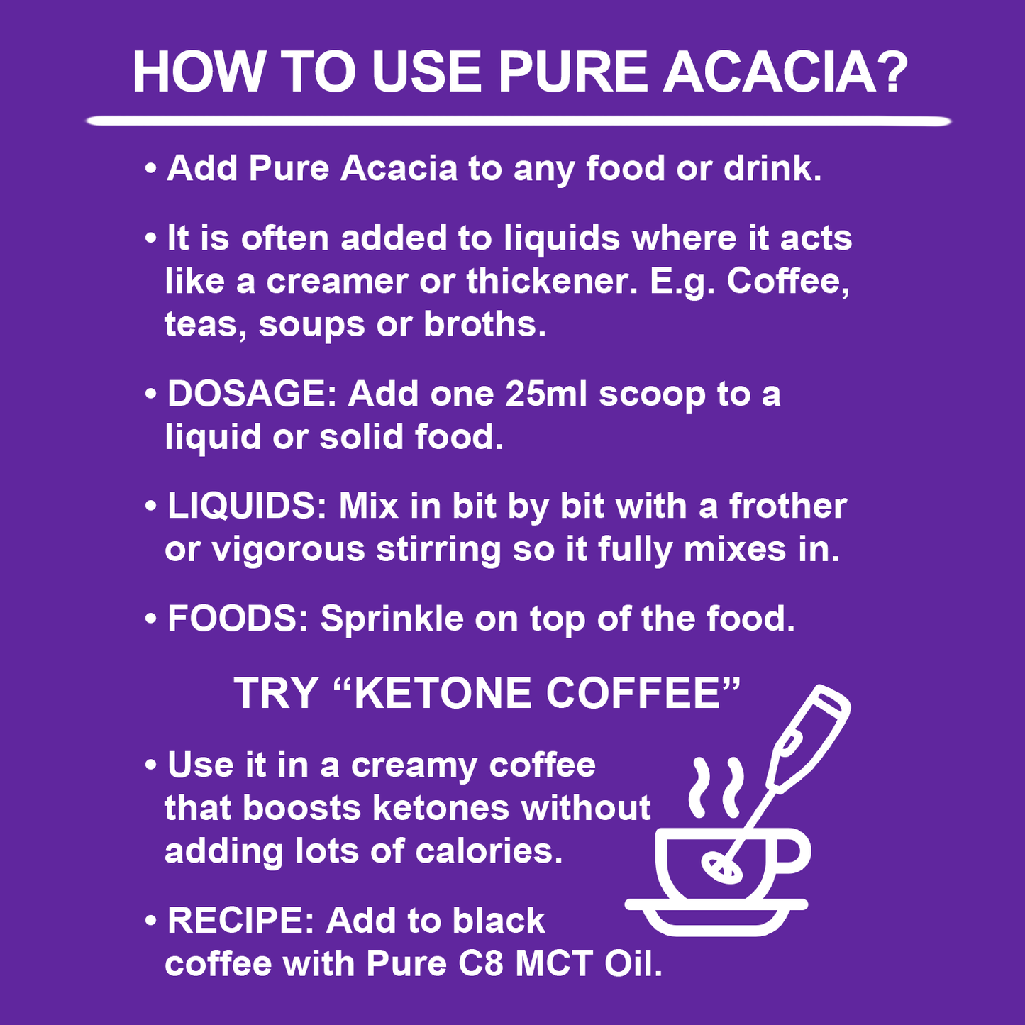 Ketosource Pure Acacia Fibre