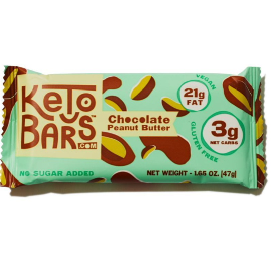 Keto Bars - Chocolate Peanut Butter (Box of 10)
